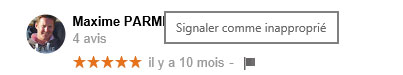dénoncer avis négatif Google